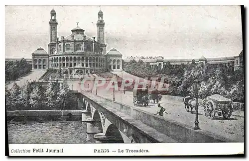 Cartes postales Paris le Trocadero collection Petit journal