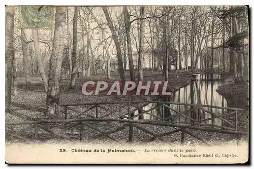 Ansichtskarte AK Chateau de la Malmaison la Riviere dans le Parc