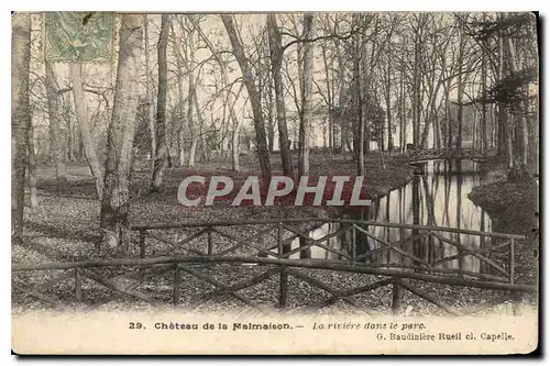 Cartes postales Chateau de la Malmaison la Riviere dans le Parc