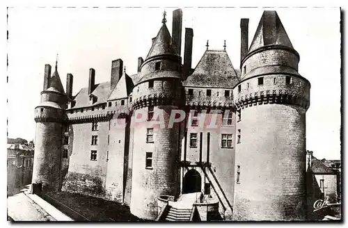 Cartes postales Langeais le chateau XV S facade Est