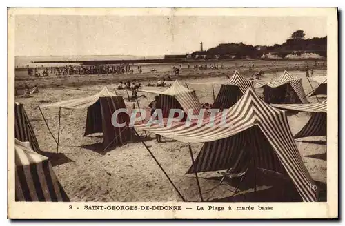 Cartes postales Saint George de Didonne la plage a maree basse