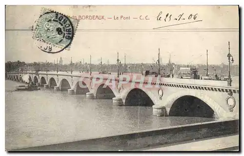 Cartes postales Bordeaux le pont