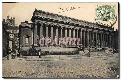 Cartes postales Lyon le palais de justice