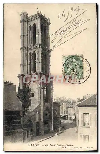 Cartes postales Mantes la tour Saint Maclou