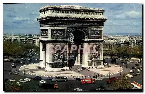 Moderne Karte Paris l'Arc de Triomphe place de l'Etoile