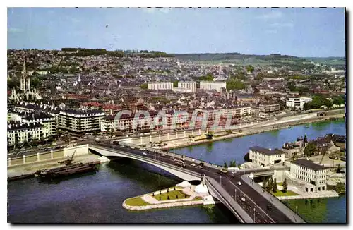 Cartes postales Rouen Seine Maritime vue sur le pont Corneille et l'Ile Lacroix