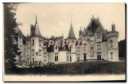 Ansichtskarte AK Monts chateau de Comte facade Occidentale