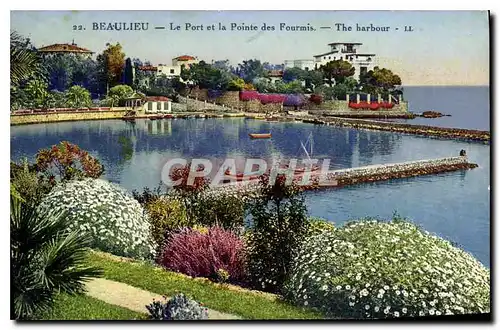 Cartes postales Beaulieu le port et la Pointe des Fourmis