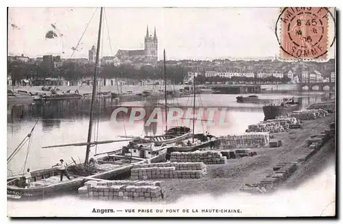 Cartes postales Angers Vue prise du pont de la Haute Chaine