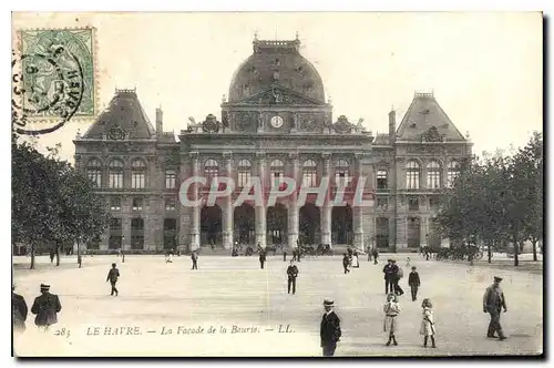 Ansichtskarte AK Le Havre La Facade de la Bourse