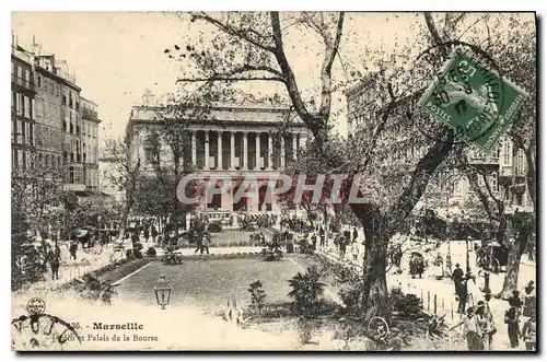 Cartes postales Marseille Jardin et Palais de al Bourse