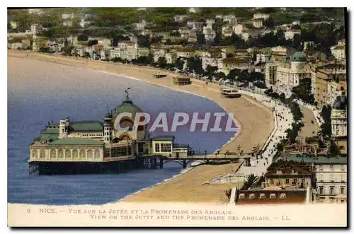 Cartes postales Nice Vue sur la Jetee et la Promenade des Anglais