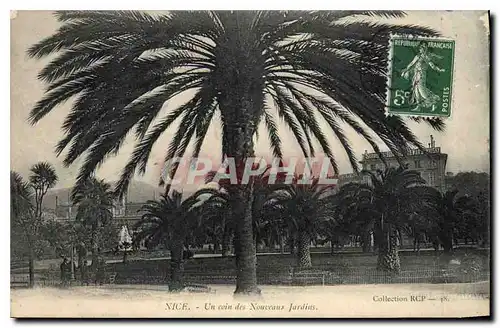 Cartes postales Nice Un coin des Nouveaux Jardins