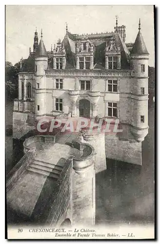 Ansichtskarte AK Chenonceaux La Chateau ensemble et facade Thomas Bohier