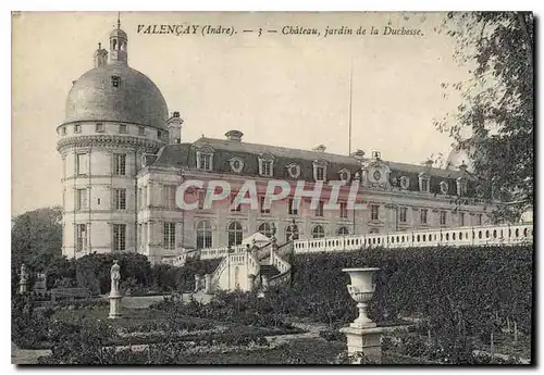 Cartes postales Valencay Indre Chateau jardin de la Duchesse