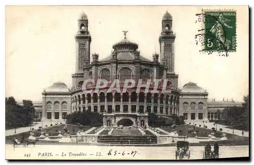 Cartes postales Paris le Trocadero