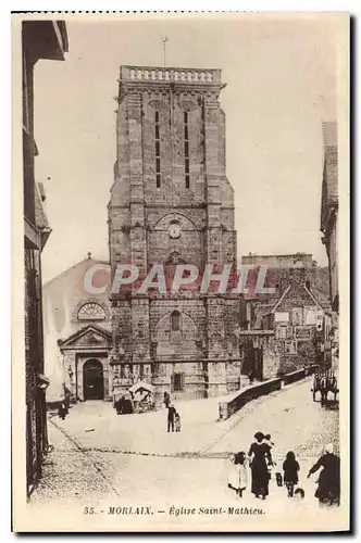 Ansichtskarte AK Morlaix Eglise St Mathieu