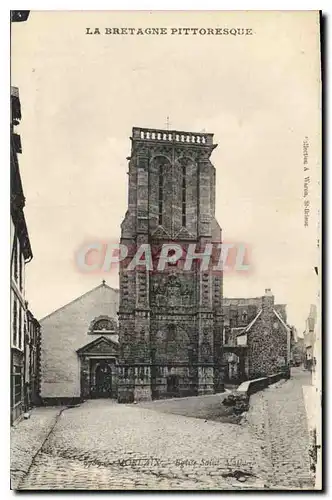 Cartes postales La Bretagne Pittoreaque Morlaix l'Eglise Ste Melaine