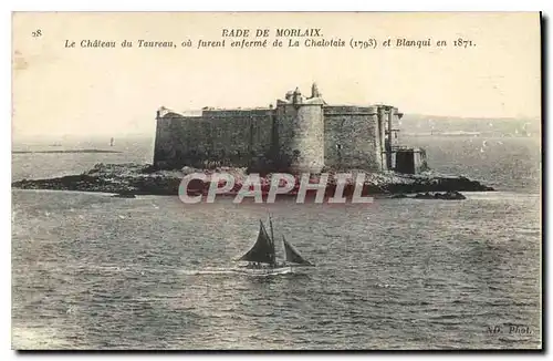 Ansichtskarte AK Rade de Morlaix Le Chateau du Taureau