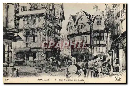 Cartes postales Morlaix Vieilles Maisons du Pave