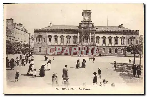 Ansichtskarte AK Morlaix La Mairie