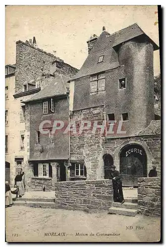 Ansichtskarte AK Morlaix Maison du Commandeur