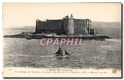 Ansichtskarte AK Rade de Morlaix Le Chateau du Taureau