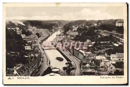 Cartes postales Morlaix Vue prise du Viaduc