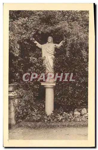 Ansichtskarte AK Pensionnat Notre Dame du Mur Morlaix Le Sacre Coeur de l'Entree