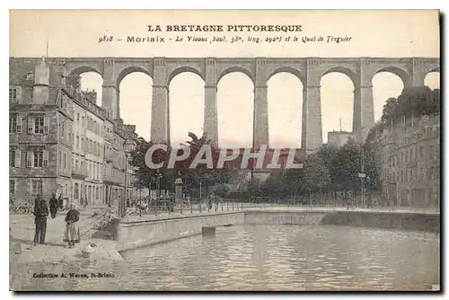 Ansichtskarte AK La Bretagne Pittoresque Morlaix Le Viaduc