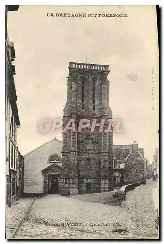 Ansichtskarte AK Morlaix Eglise St Mathieu