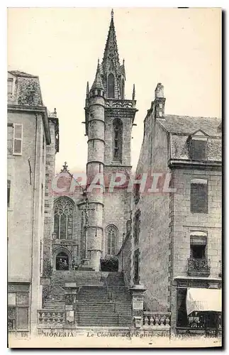 Cartes postales Morlaix Le Clocher de l'Eglise St Melaine