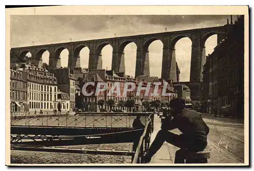 Ansichtskarte AK Bretagne Morlaix Finistere Le Viaduc