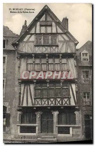 Cartes postales Morlaix Finistere Maison de la Reine Anne