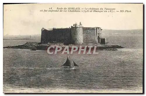 Ansichtskarte AK Rade de Morlaix Le Chateau du Taureau