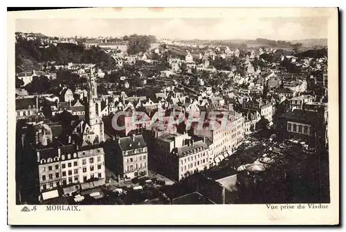 Cartes postales Morlaix Vue prise du Viaduc