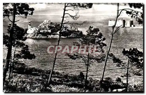 Cartes postales Bretagne Baie de Morlaix Finistere L'Ile Louet et le Chateau du Taureau