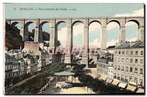 Cartes postales Morlaix Vue d'Ensemble du Viaduc