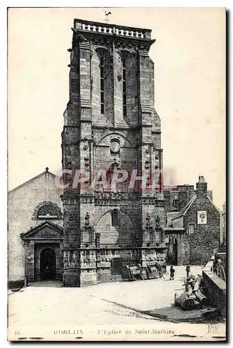 Ansichtskarte AK Morlaix L'Eglise de St Mathieu