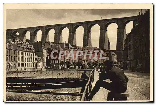 Ansichtskarte AK Bretagne Morlaix Finistere Le Viaduc