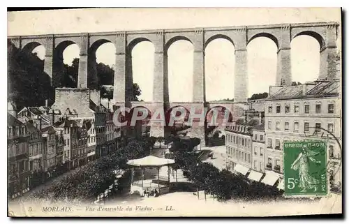 Cartes postales Morlaix Vue d'Ensemble du Viaduc