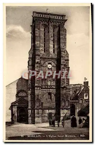 Cartes postales MorlaixL'Eglise St Mathieu