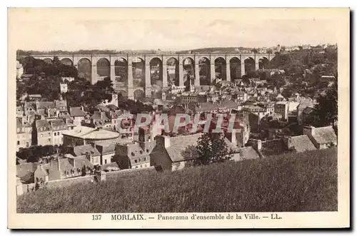 Ansichtskarte AK Morlaix Panorama d'Ensemble de la Ville