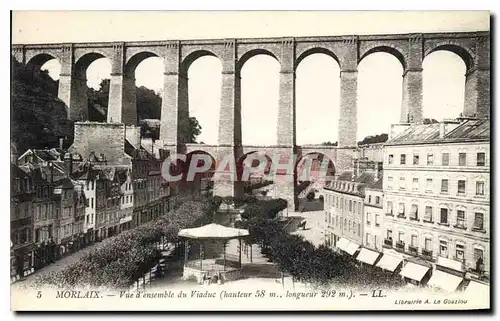 Cartes postales Morlaix Vue d'Ensemble du Viaduc