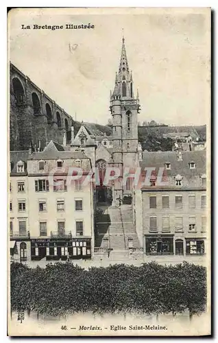 Cartes postales Morlaix Eglise St Melaine