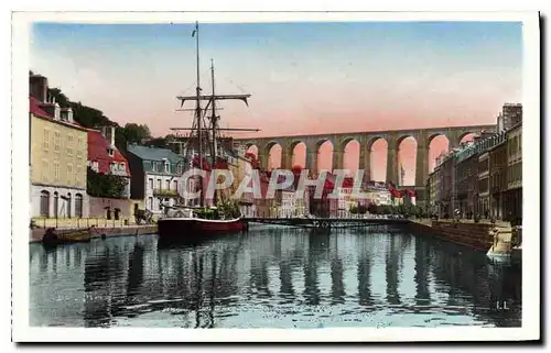 Cartes postales Morlaix le Viaduc et le Rassin