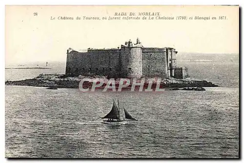 Ansichtskarte AK Rade de Morlaix Le Chateau du Taureau