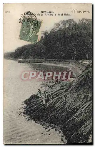 Cartes postales Morlaix Les bords de la Riviere a Toul Maho