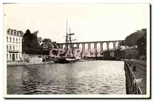 Cartes postales Morlaix Quai Treguier et le Viaduc