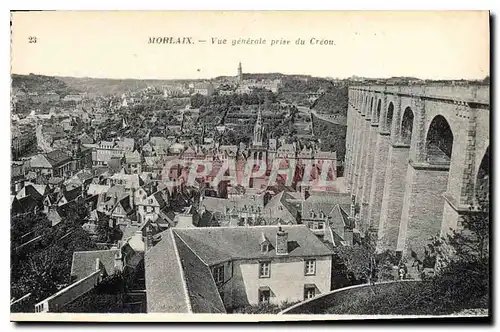 Cartes postales Morlaix Vue generale prise du Creou